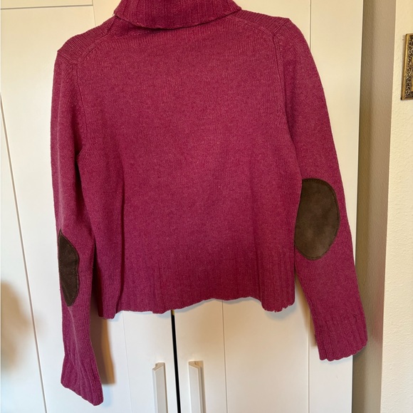 J. Crew Raspberry Turtleneck Sweater - Picture 2 of 5